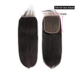 MYBhair Natural Black 6x6 Lace Closure Brazilian Straight Virgin Human Hair 6