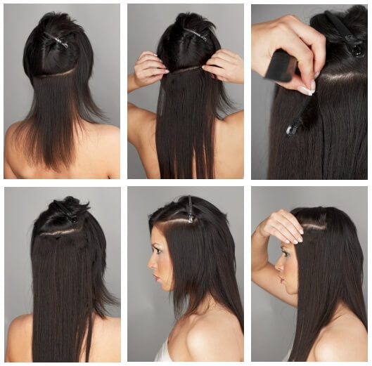 How To Put In Clip In Hair Extensions Yourself?