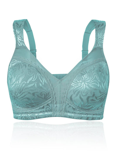 Minimizer Full Coverage Bra Non Padded Wire-free Mint Green