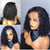 MYB 13x4 Curly Bob Lace Frontal Wig 180% Thick-full Pre-plucked Lace Human Hair Wig