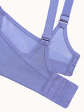 High Impact Large Bust Full Coverage Workout Bras Purple