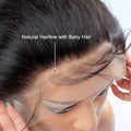 MYBhair Brazilian Straight 13x6 Ear to Ear Lace Frontal Closure Human Hair