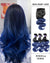 Mybhair Black Blue Ombre Virgin Hair 3 Bundles With Free Part Lace Closure