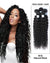 Mybhair Black Deep Curly Hair Weave Brazilian Virgin Hair Human Hair Extensions