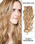 Mybhair Body Wave 100% Remy Hair Clip In Human Hair Extensions - 7pcs #12 613 Brown Blonde