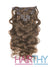 Mybhair Body Wave Clip in Remy Human Hair Extensions For Thin Hair - 9pcs #8 Light Chestnut 1