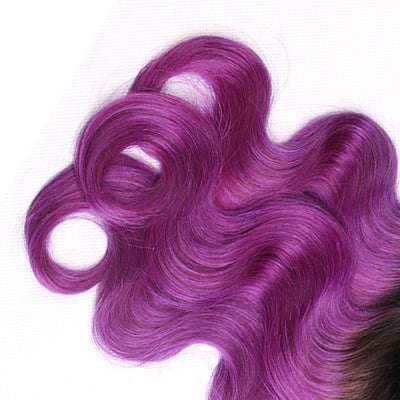 Mybhair Body Wave Virgin Hair Free Part Lace Closure With 3 Bundles Ombre For African American review