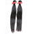 Mybhair Brazilian Virgin Hair 1B Black Straight WeaveHuman Hair Extensions 2 Bundles