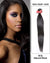 Mybhair Brazilian Virgin Hair 1B Black Straight WeaveHuman Hair Extensions