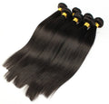 Mybhair Brazilian Virgin Hair Black Straight Weft Human Hair Extension 6 Bundles