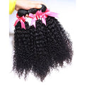 Mybhair Brazilian Virgin Hair Kinky Curly Weave Human Hair Extensions 3 Bundles