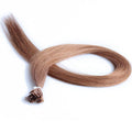 Mybhair Brown Straight Brazilian Remy Hair Flat Tip Pre Bonded human hair