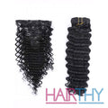 Mybhair Deep Wave 100% Remy Hair Clip in Hair Extensions For Natural Hair show