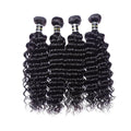 Mybhair Deep Wave Weave Brazilian Hair Human Hair Extensions 4 Bundles