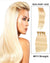 Mybhair Free Part Lace 3 Bundles With Closure Straight Virgin Hair For African American-#613 Blonde