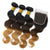 Mybhair Free Part Lace Closure With 3 Bundles Ombre Body Wave Virgin Hair For African American