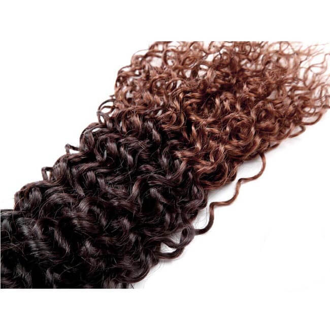 Kinky Curly Brazilian Remy Hair Weave Weft Human Hair Extensions