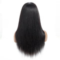 Mybhair Peruvian Straight Pre Plucked 360 Lace Frontal Wig Human Hair For Black Women back