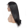 Mybhair Peruvian Straight Pre Plucked 360 Lace Frontal Wig Human Hair For Black Women left