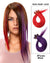 Mybhair Purple Red Straight I Tip Keratin Remy Human Hair Extensions