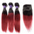 Mybhair Straight Ombre Free Part Lace 3 Bundles With Closure Virgin Hair set