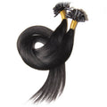 Mybhair Black Straight U Tip Keratin Fusion 100% Brazilian Remy Human Hair Extensions