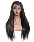 MYB 13A Straight 360 Frontal Wig 150% Density Virgin Human Hair