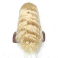 MYB #613 Blonde 13A 360 Lace Frontal Wig Body Wave Virgin Human Hair 180% Density back