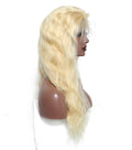 MYB #613 Blonde 13A 360 Lace Frontal Wig Body Wave Virgin Human Hair 180% Density right