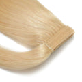 MYB Blench Blonde Straight Clip In Ponytail Hair Extension Wrap On Hair Piece 5
