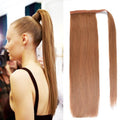 MYB Chestnut Brown Human Wrap Clip-in Ponytail Hairpieces Hair Extension 1