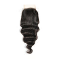 MYB Loose Wave Natural Black 4*4 Lace Closure Virgin Human Hair