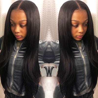 MYB Straight HD Invisible Transparent Lace Wig 13x4 Frontal Wig 250% density KOL Review