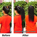 MYBhair Kinky Curly Velcro Strap Wrap Around Ponytail Brazilian Human Hair Extensions Customer Review