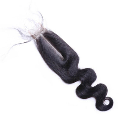 MYBhair Natural Black 2x6 Lace Closure Brazilian Virgin Body Wave Hair 1