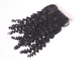 MYBhair Natural Black 4x4 Silk Base Closure Brazilian Virgin Kinky Curly Human Hair 2