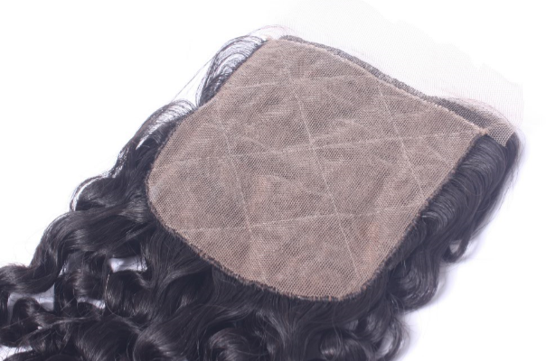MYBhair Natural Black 4x4 Silk Base Closure Brazilian Virgin Kinky Curly Human Hair 3