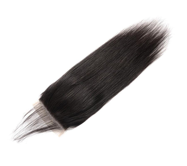 MYBhair Natural Black 6x6 Lace Closure Brazilian Straight Virgin Human Hair 3