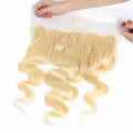 13x6 Lace Frontal Closure Blonde Brazilian Remy Body Wave Swiss Lace Human Hair review