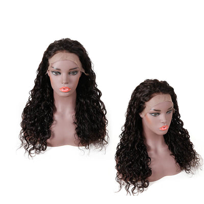 Mybhair Human Hair Natural Wave Lace Frontal Wigs For Black Women Show