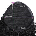 MYBhair Afro Kinky Curly Ponytail Human Hair Remy Brazilian Drawstring Ponytail Extension 1