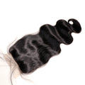 MYB Body Wave 4x4 Silk Base Closure 100% Remy Brazilian Human Hair Bleached Knots With Baby Hair 1