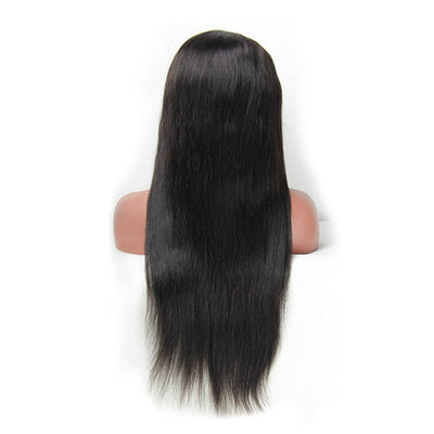 Mybhair Long Straight Remy Human Hair Full Lace Wigs Back
