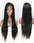 Mybhair Long Straight Remy Human Hair Full Lace Wigs