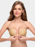 Adhesive Push-up Reusable Self Silicone Bra Inserts Pasty Bra Nude - WingsLove