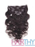Hairthy Body Wave 100% Remy Hair Clip in Human Hair Extension For Natural Hair Show