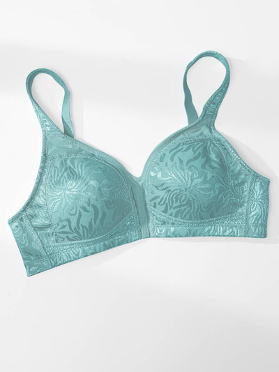 Minimizer Full Coverage Bra Non Padded Wire-free Mint Green