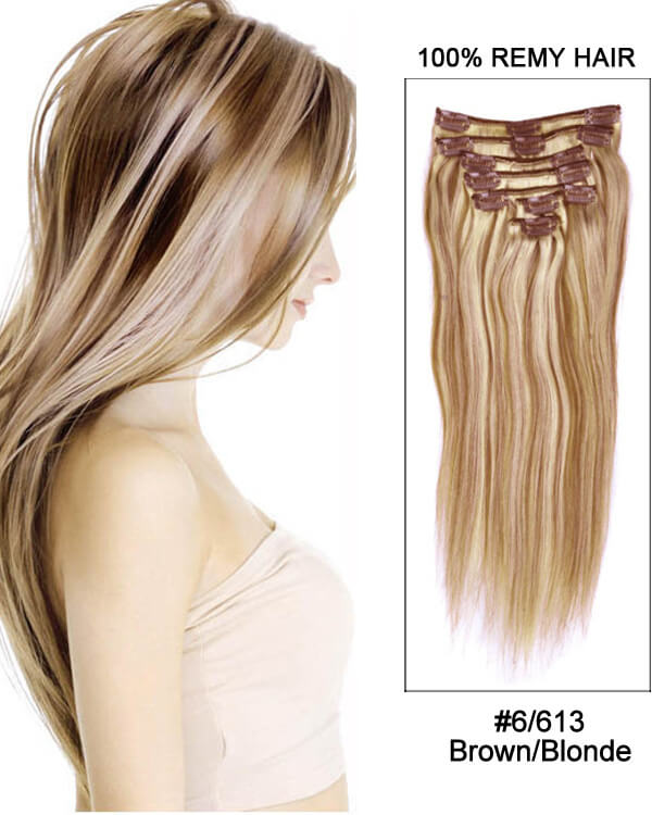 Mybhair Straight 100% Remy Hair Clip In Human Hair Extensions Cookbook