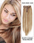 Mybhair Straight 100% Remy Hair Clip In Human Hair Extensions Lookbook-7pcs #12/613 Brown/Blonde