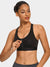 Front Closure Padded Zip Racerback Wirefre Sports Bra - WingsLove